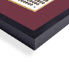 COMPOSITE MAC BURGANDY WITH BLACK 16x20 FRAME