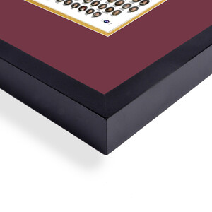 COMPOSITE MAC BURGANDY WITH BLACK 16x20 FRAME
