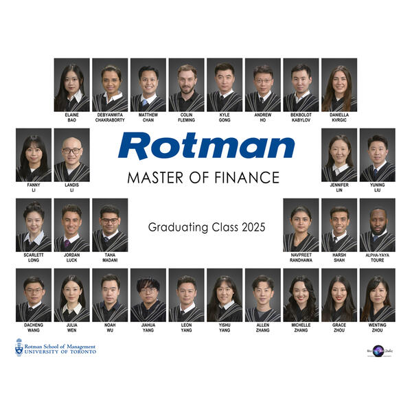 University of Toronto - Rotman - Master of Finance Composite (2024 - 2025)